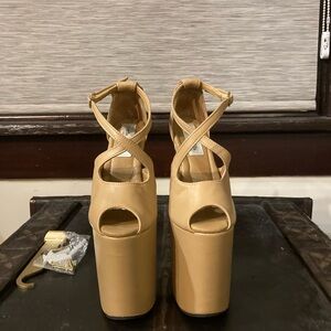 Heels nThrills genuine leather pole dancing heels